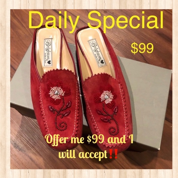 Brighton Shoes - 💼 BRIGHTON Slip on Melani w/Beadwork FABULOUS‼️